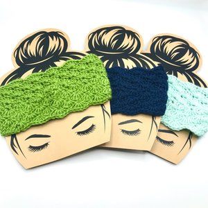 Beautiful Boho Scallop Stitch Headband | Handmade Crochet Ear-Warmer